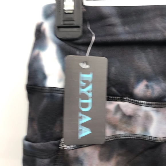 🆕Jogger Legging & Jacket Set w/Pockets Lounger Black & White Tie Dye - Picture 11 of 16